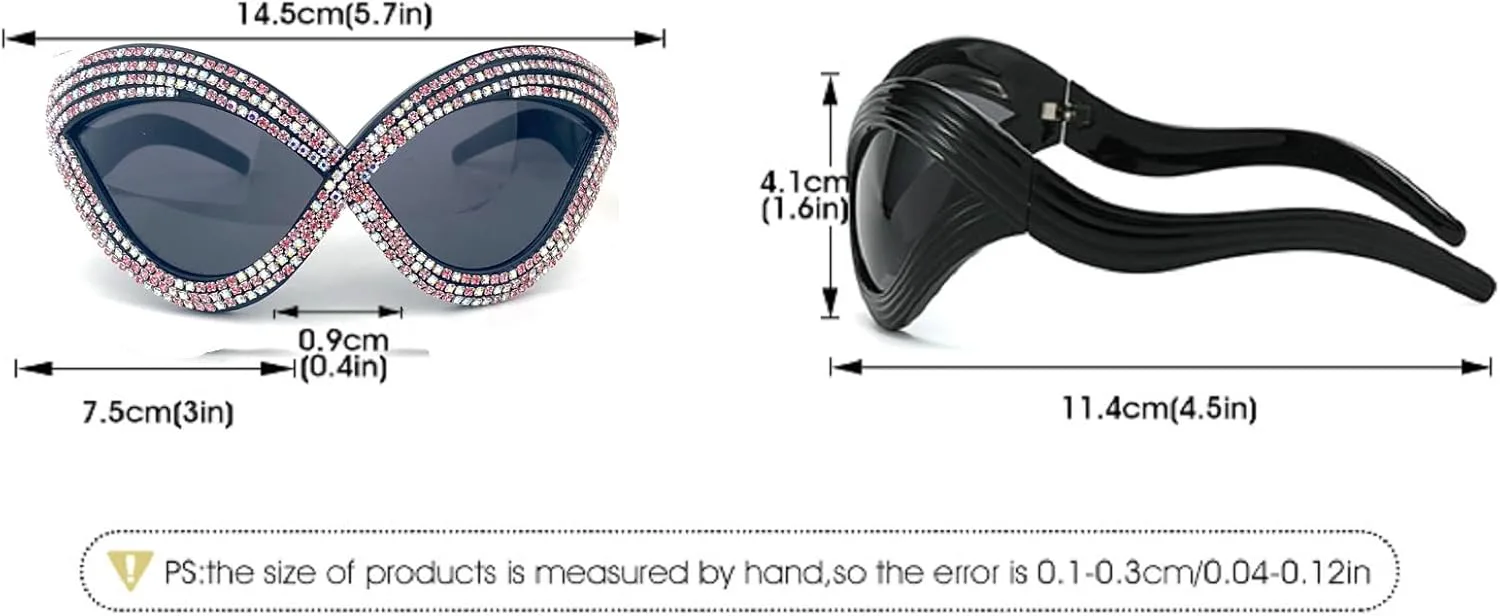 

Большие солнцезащитные очки «кошачий глаз» с бриллиантами для женщин, модные, с кристаллами и стразами, милые, для вечеринок. Солнцезащитные очки mincl, Brown