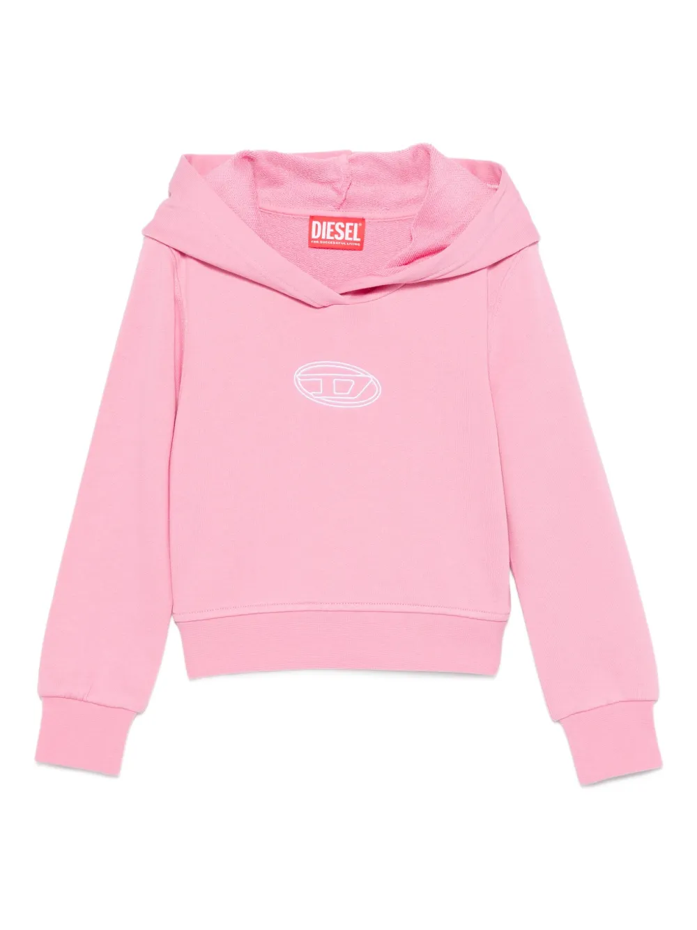 

Толстовка с капюшоном Oval D Diesel Kids, розовый