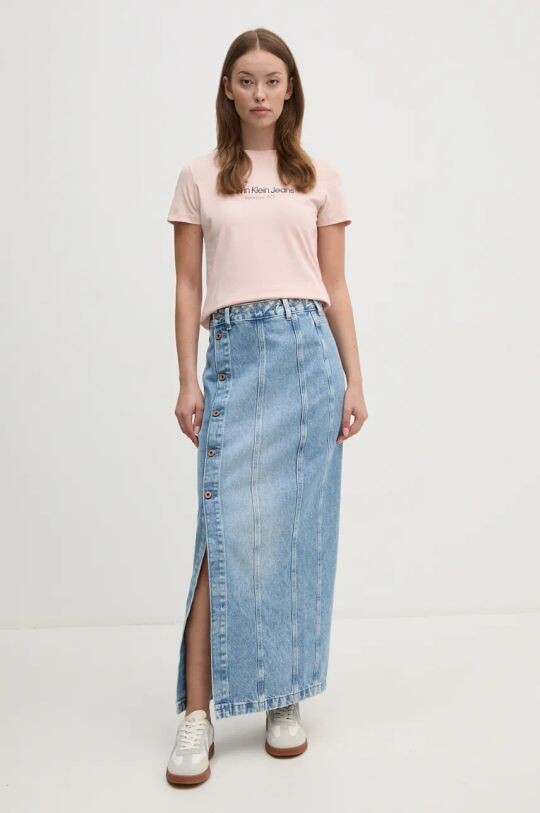 

МИДИ ЮБКА джинсовая юбка UHW EMBRO Pepe Jeans, синий