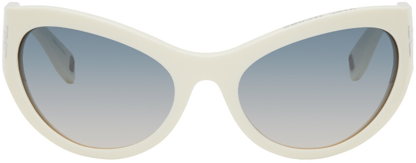 

Белые солнцезащитные очки The Icon в обертке Marc Jacobs