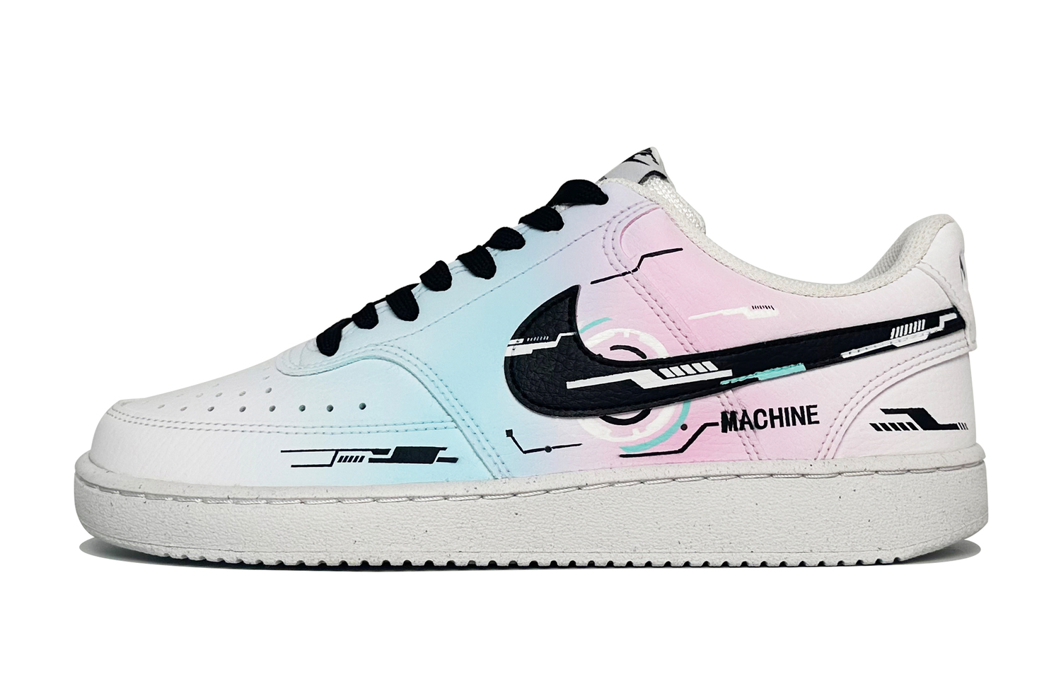 

Court Vision 1 Star Era устойчивые к истиранию низкие кроссовки для скейтбординга мужские Nike, синий/розовый