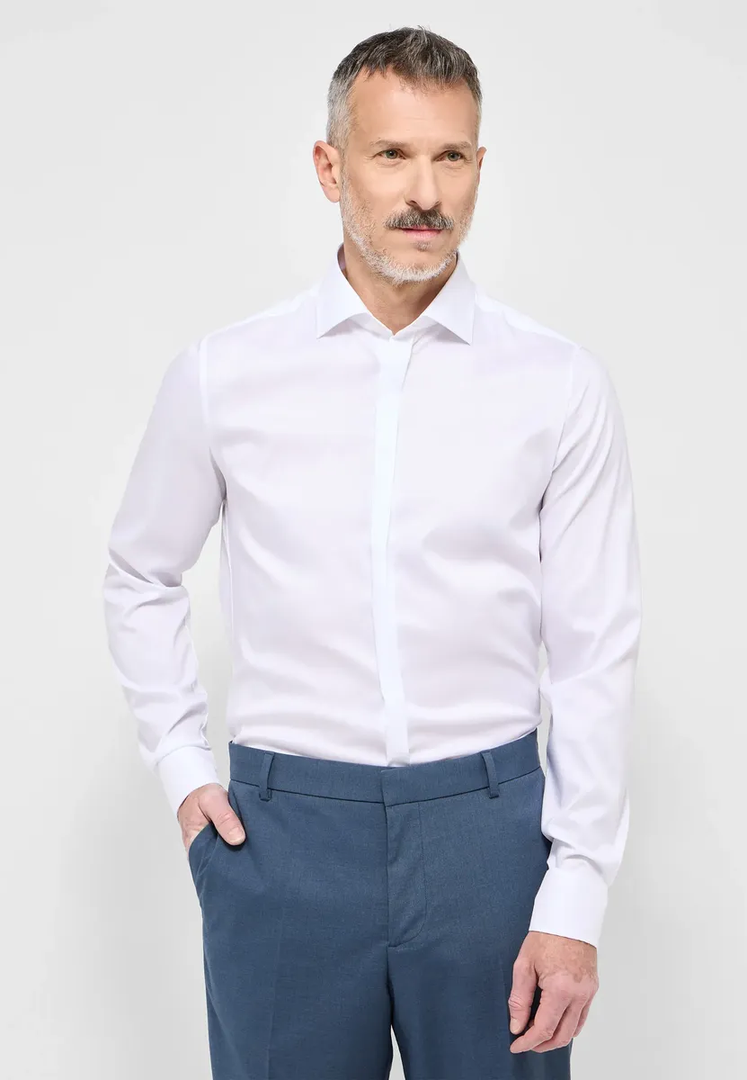 

Рубашка Eterna с длинными рукавами "SLIM FIT", белый