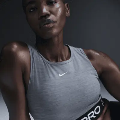 

Футболка Nike Pro, цвет Smoke Grey/Heather/White