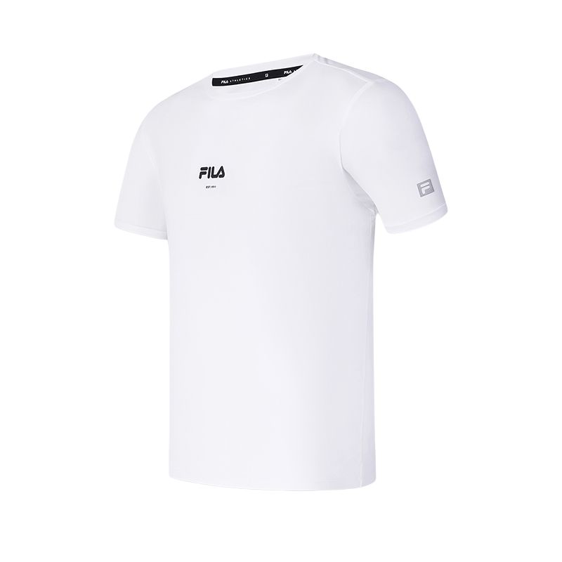 

FILA Футболка AthleticsFitness SS25 мужская bright white WT, Белый, FILA Футболка AthleticsFitness SS25 мужская bright white WT