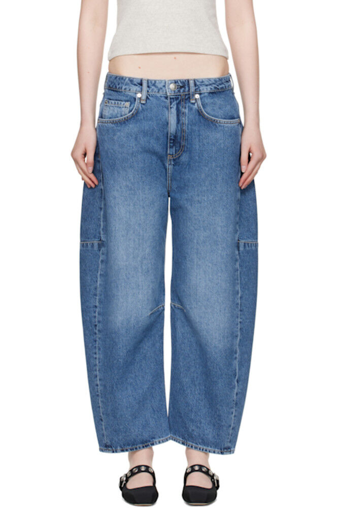 

Синие джинсы Charlie длиной до щиколотки Barrel rag & bone