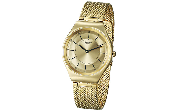

Золотые часы унисекс 38,5 мм SYXG102M SWATCH