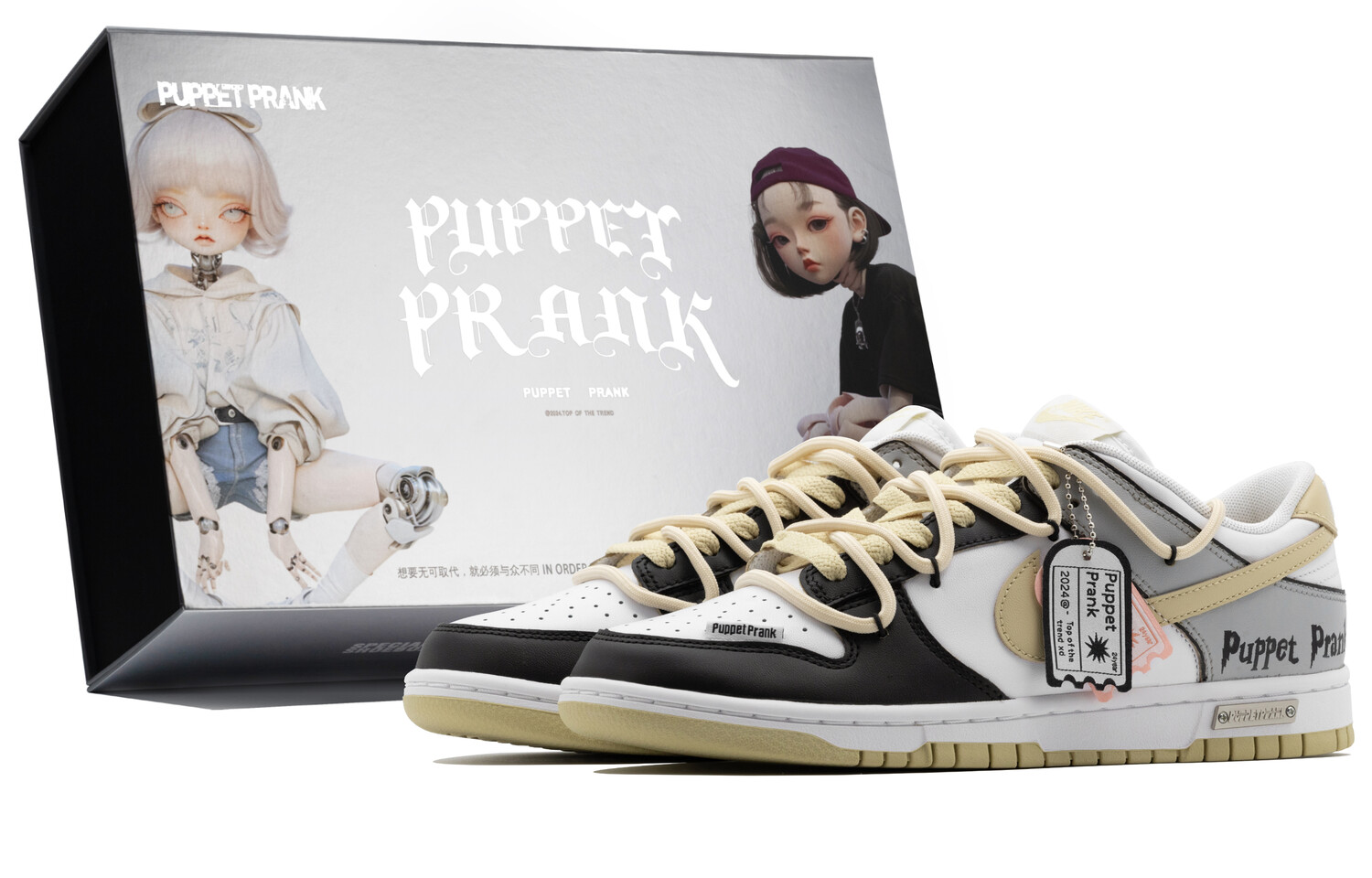 

Кроссовки Nike Dunk Skateboarding Shoes Men Low-top Grey/white, цвет Off White