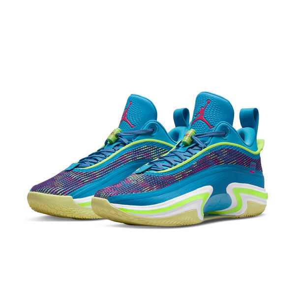 Кроссовки 36 низкие pf x luka doncic Air Jordan, синий — фото 3
