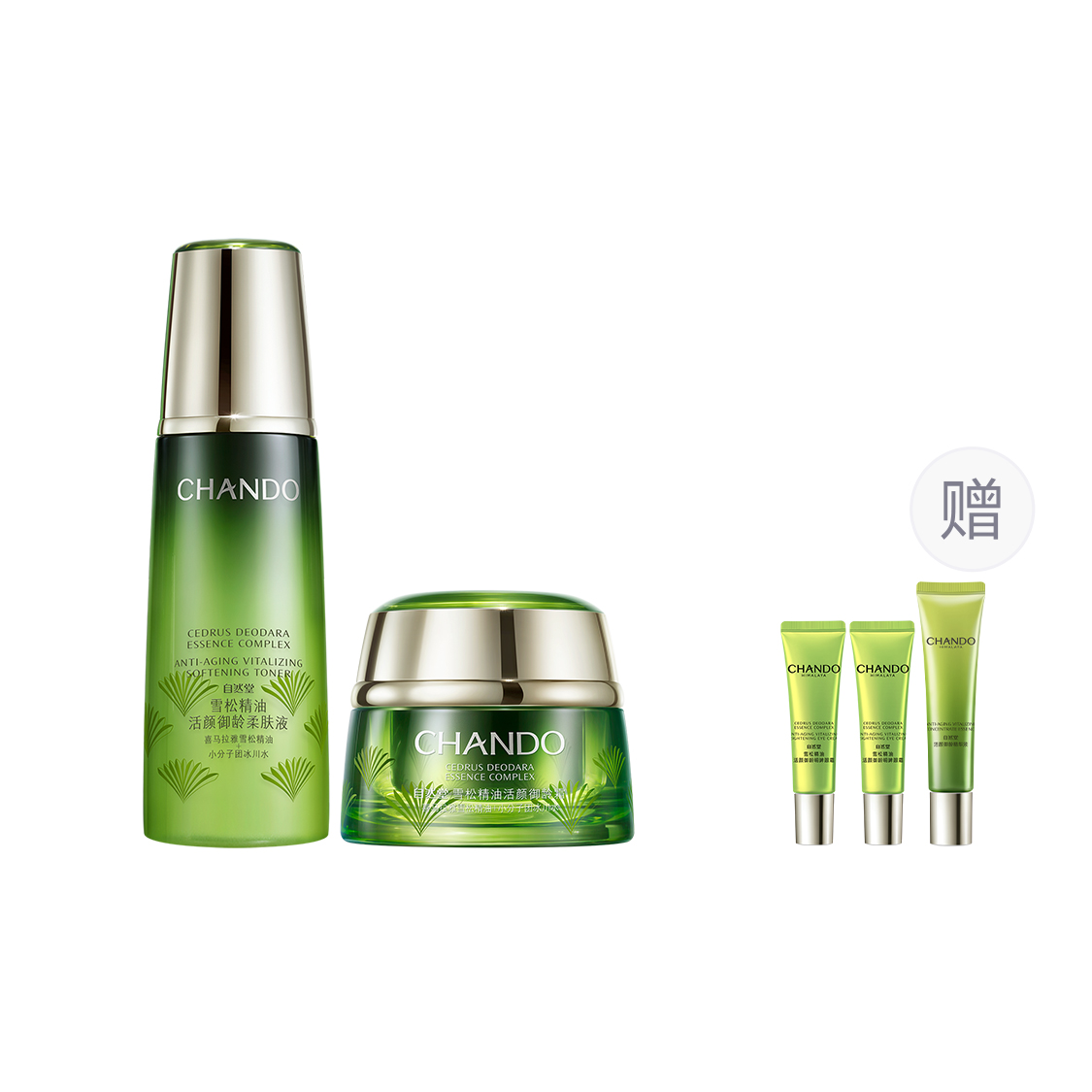 

CHANDO Набор уходовой косметики cedar water lotion для осветления морщин, осветления пигментных пятен, упругости, увлажнения, отбеливания и гидратации
