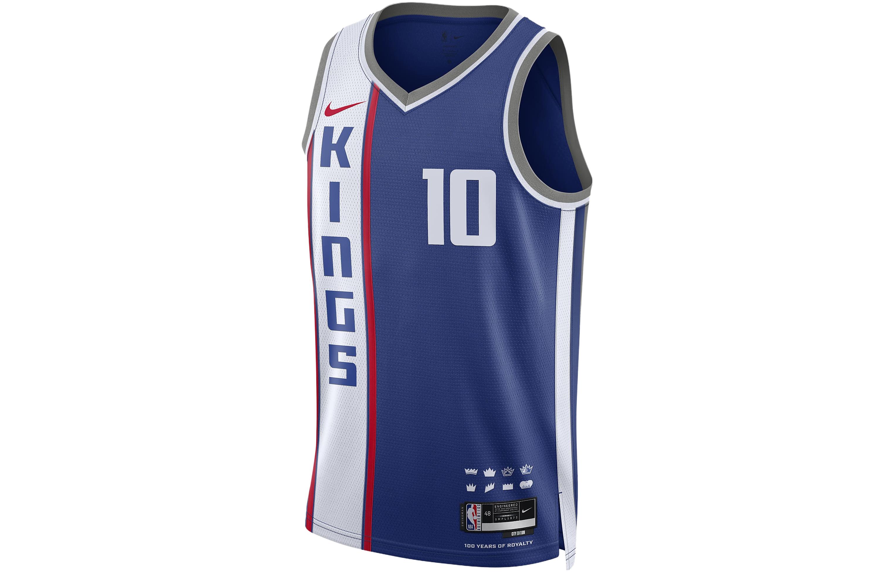 

Мужская майка Domantas Sabonis Sacramento Kings City Edition 2023/24 Dri FIT Nba Swingman Nike, Lash Blue