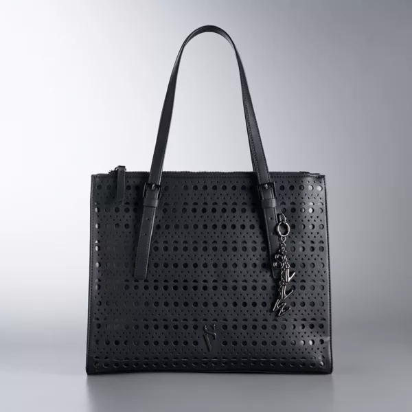 

Сумка-шоппер Talia с пряжкой Simply Vera Vera Wang, цвет black geo perf