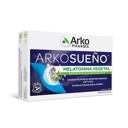 

Arkosueno Melatonin 19 Mg 15 капсул - Добавка для улучшения сна Arkopharma