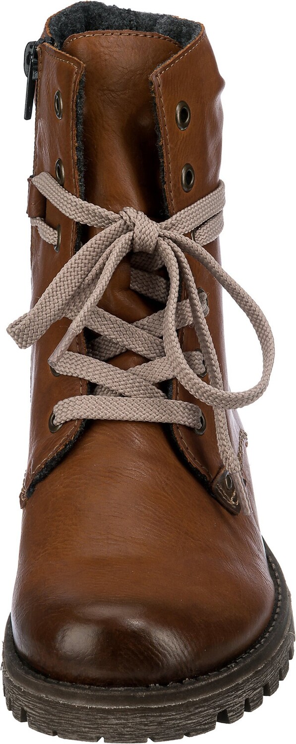 Ботильоны на шнуровке Rieker Lace-Up Ankle Boots, коричневый — фото 3