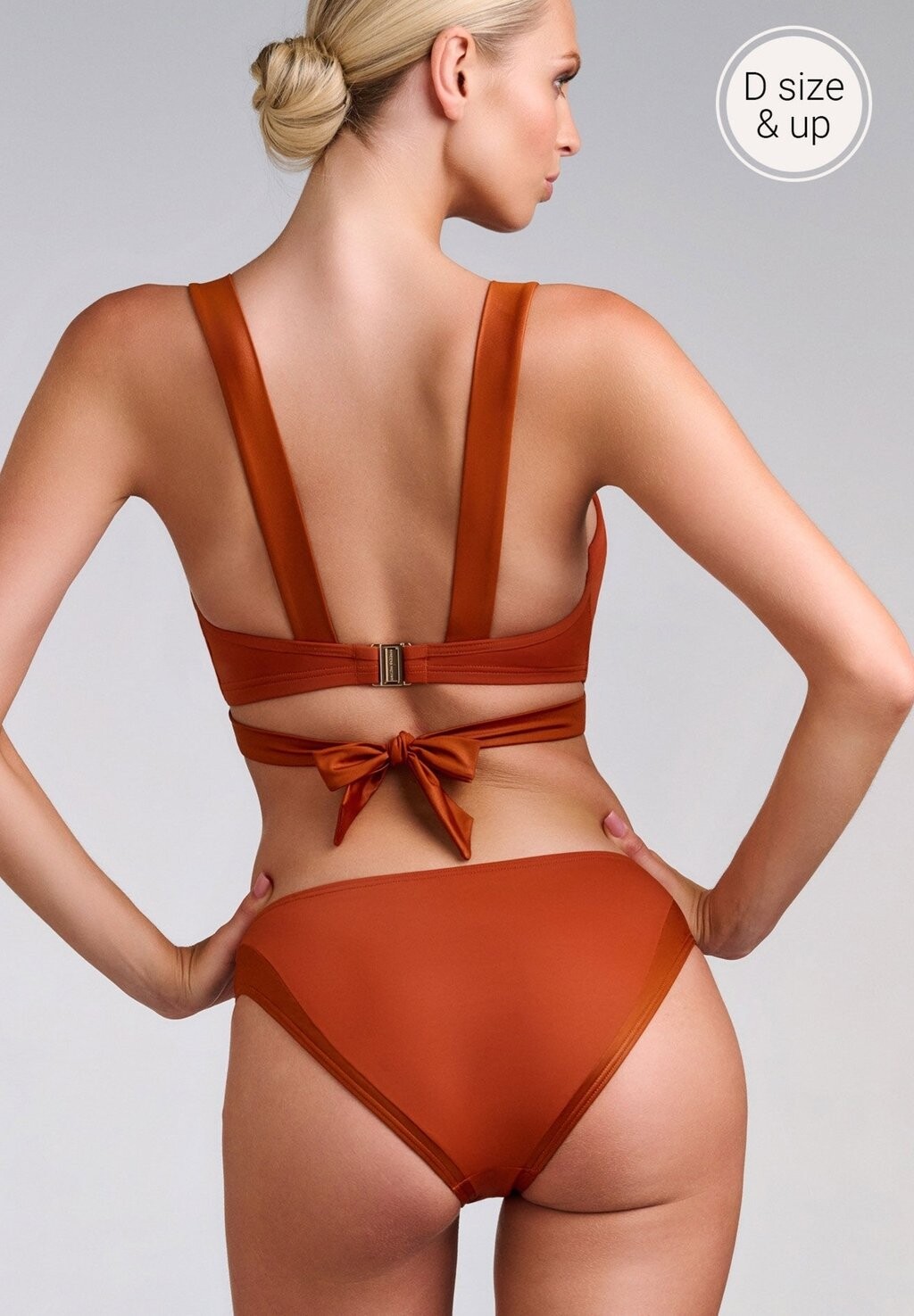 

Верх бикини CACHE-COEUR-PLUNGE-BALCONY Marlies Dekkers, цвет Burnt Orange Denim