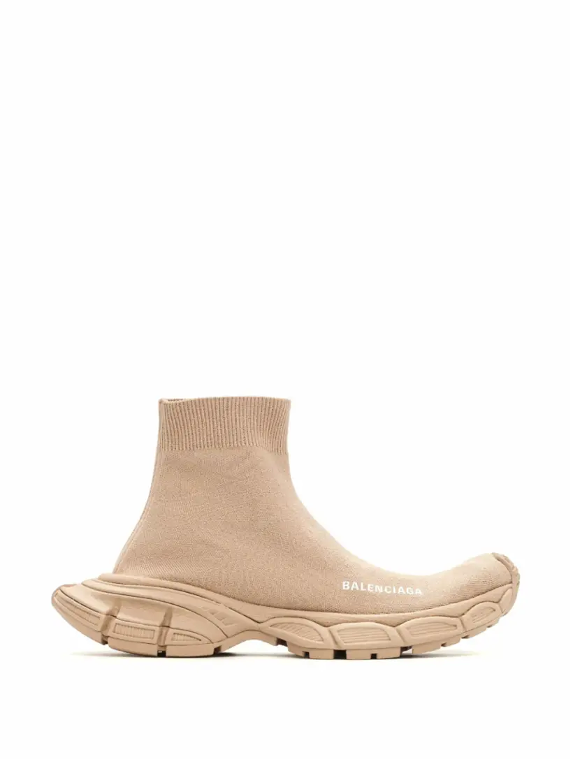 

Текстильные кроссовки 3XL Sock Balenciaga, бежевый