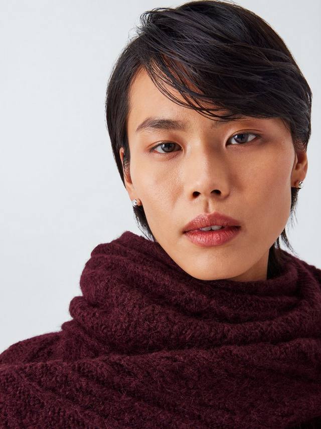 

Шарф из кабельной вязки с шерстяной смесью John Lewis, Fig