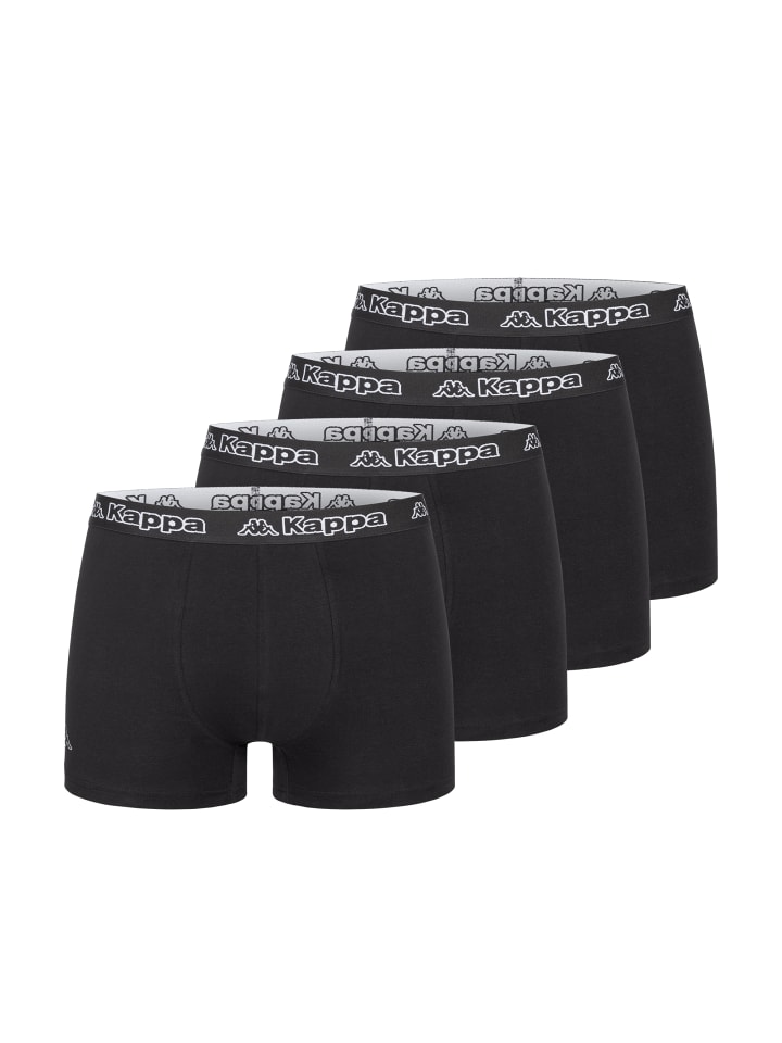

Боксерские трусы Kappa, цвет kappa boxershorts 4er pack 4x schwarz