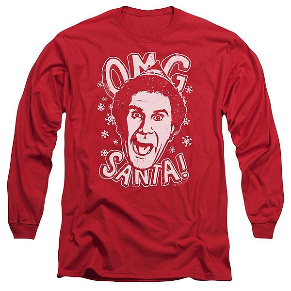 

Футболка Elf omg santa с длинным рукавом Licensed Character