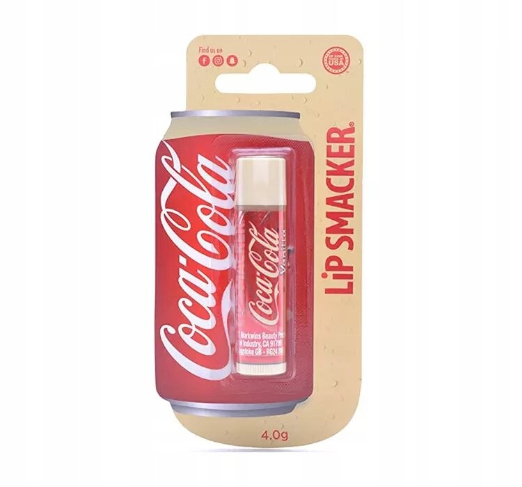 

Coca Cola Vanilla Lip Smacker бальзам для губ, увлажняющая помада для детей