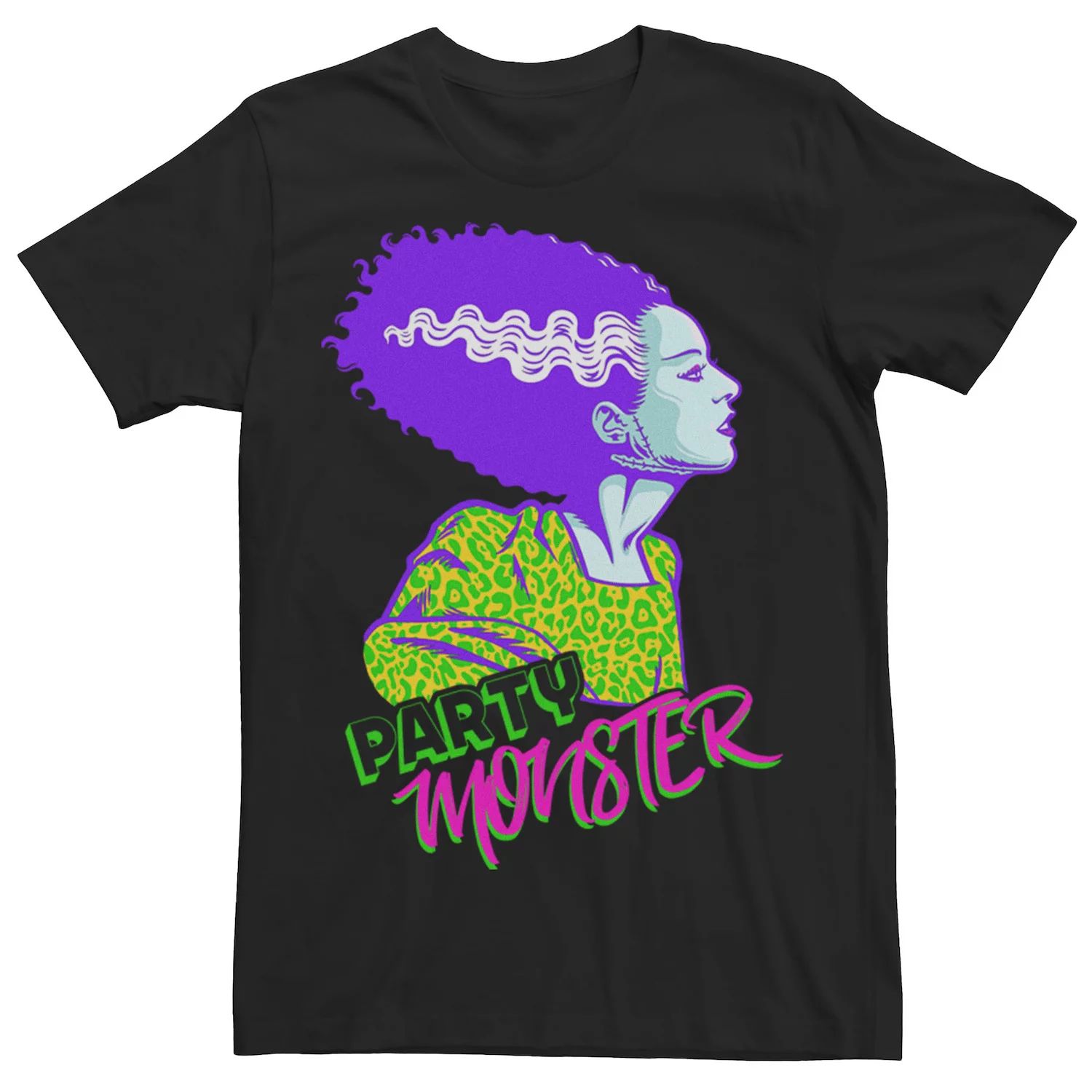 

Мужская универсальная футболка с рисунком Monsters Bride Of Frankenstein Party Monster Licensed Character