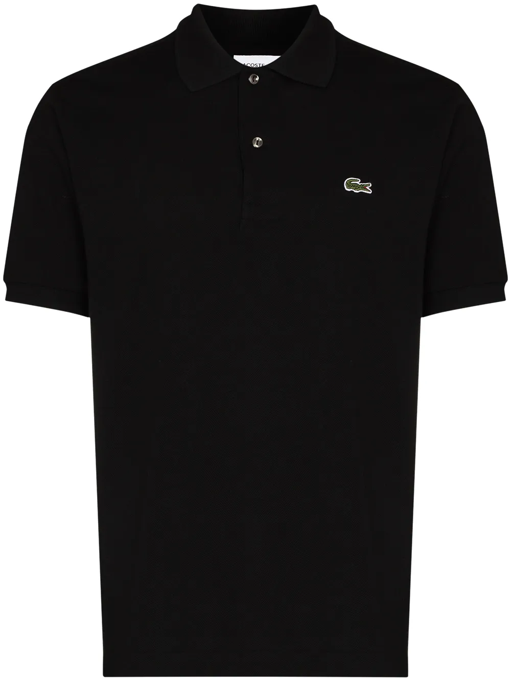 

Рубашка поло с логотипом Lacoste, черный