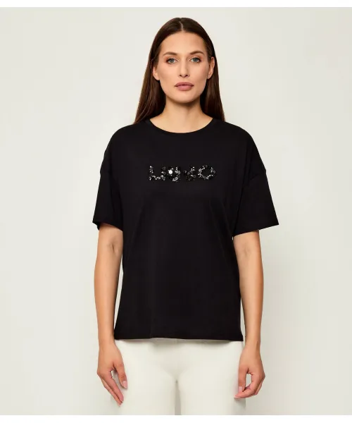 

Футболка Loose fit Liu Jo, черный