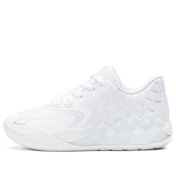 

Кроссовки mb.01 low lamelo ball 'team colors - triple white' Puma, белый