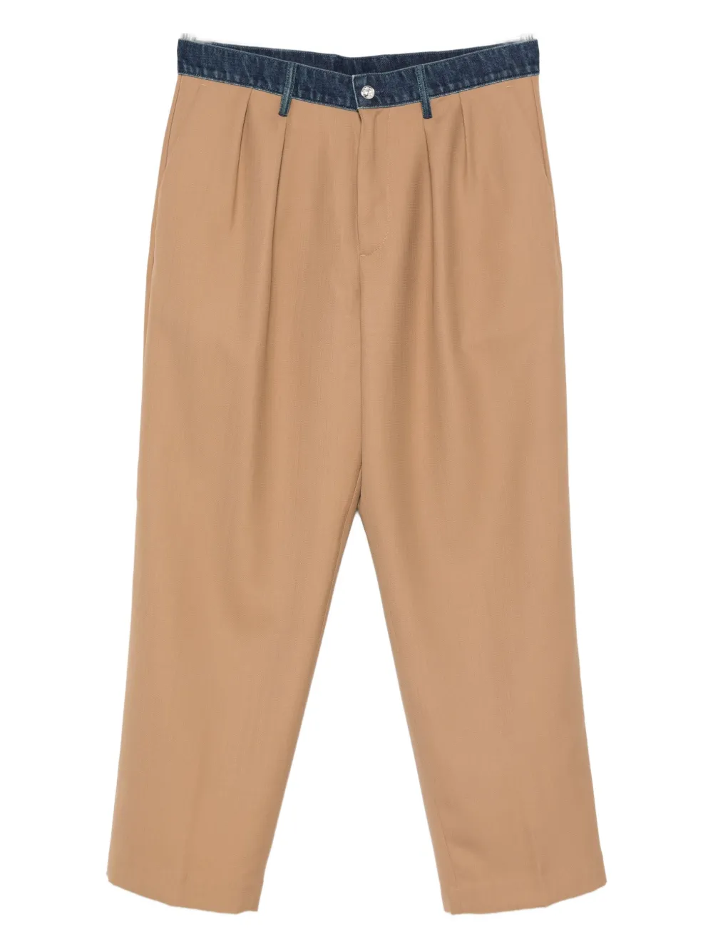 

Брюки с джинсовыми вставками Nine In The Morning, коричневый