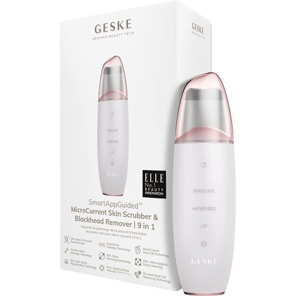 

SmartAppGuided MicroCurrent Skin Scrubber & Blackhead Remover 9 в 1 Средства по уходу за кожей Очищение лица Антивозрастное очищение Профессиональная подтяжка лица Средство для удаления черных точек Starlight Geske