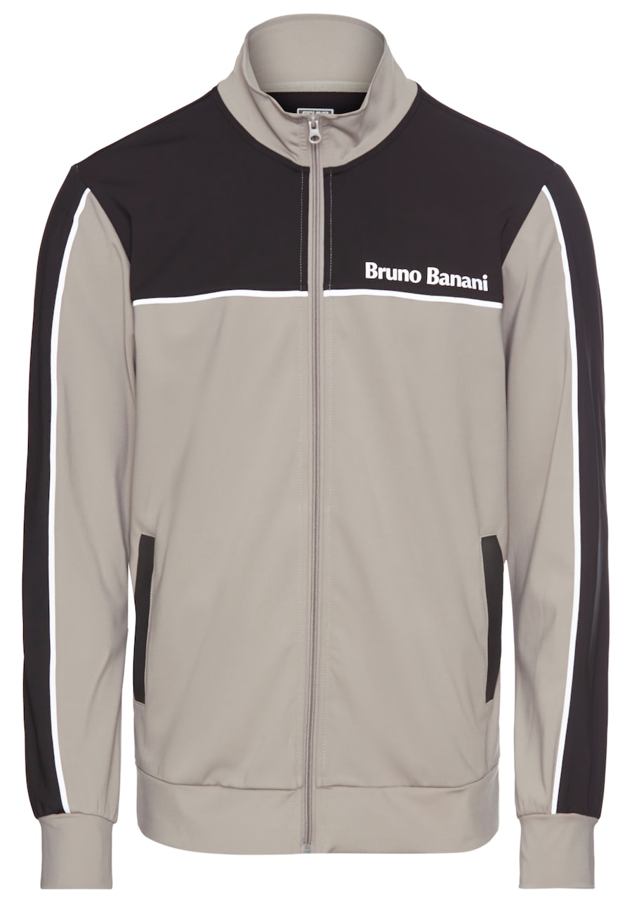 

Толстовка с капюшоном на молнии Bruno Banani LM, светло-серый