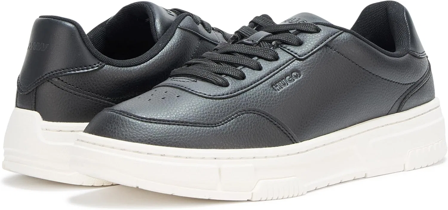 Мужские кроссовки HUGO Yarrow с чашеобразной подошвой, Jet Black — фото 3