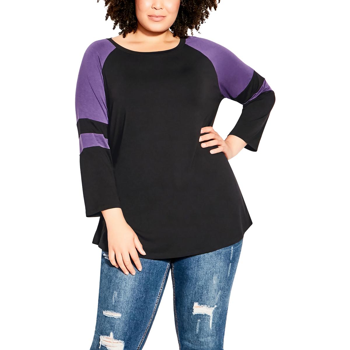 

Блузка женская Avenue, цвет eggplant black