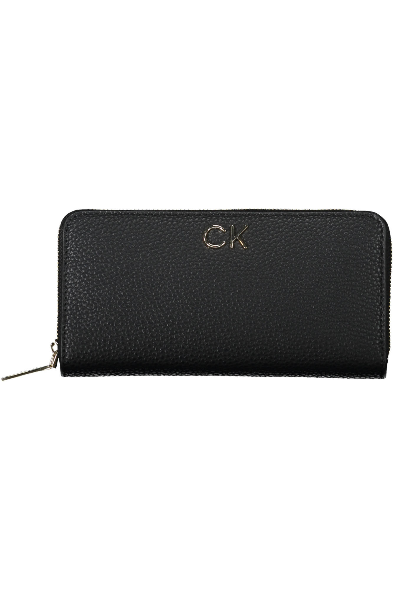 

Женский кошелек Calvin Klein с золотым декором, черный