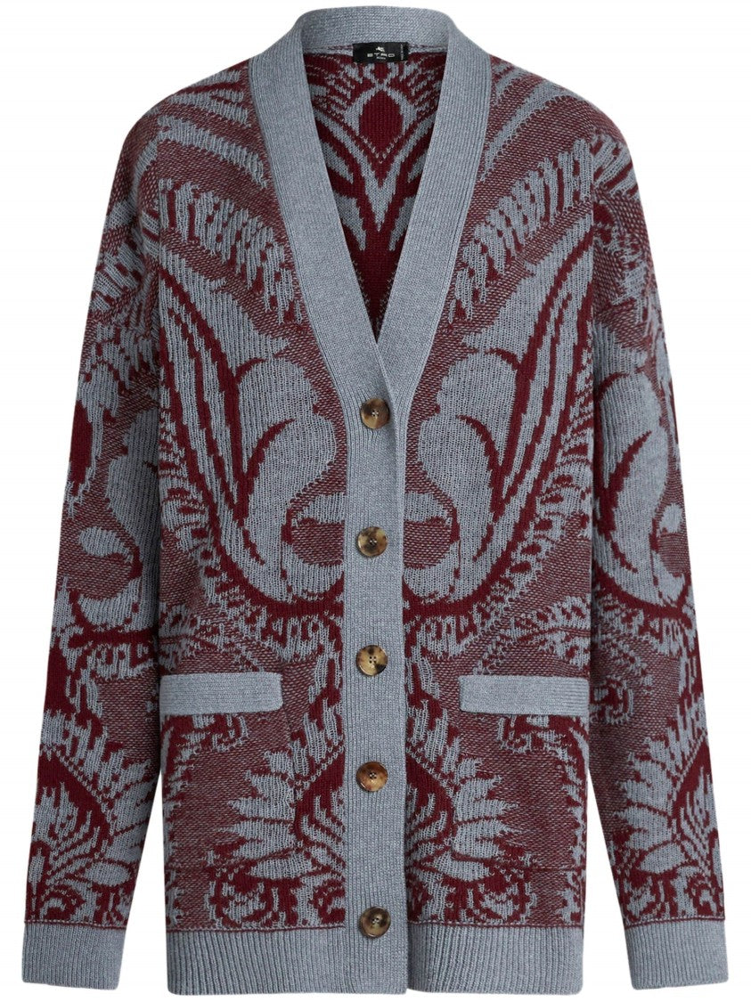 

Жаккардовый вязаный кардиган ETRO, мультиколор
