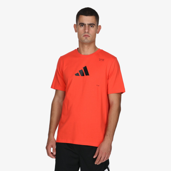 

Футболка кот Adidas, красный