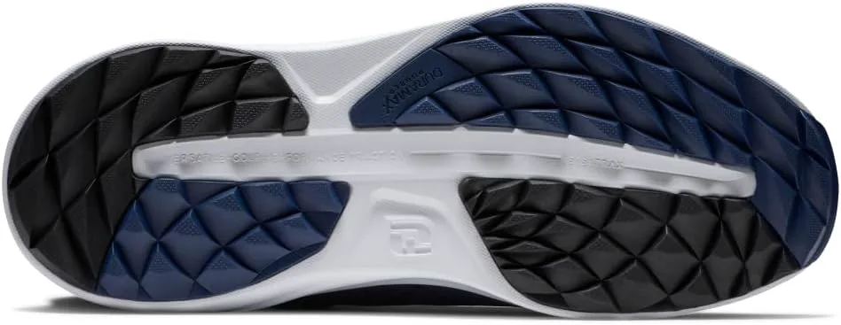 Мужские гольф-туфли FootJoy FJ Flex XP предыдущего сезона, темно-синий/белый