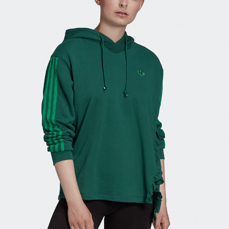 Свитшот женский темно-зеленый Adidas Originals, темно-зеленый — фото 3