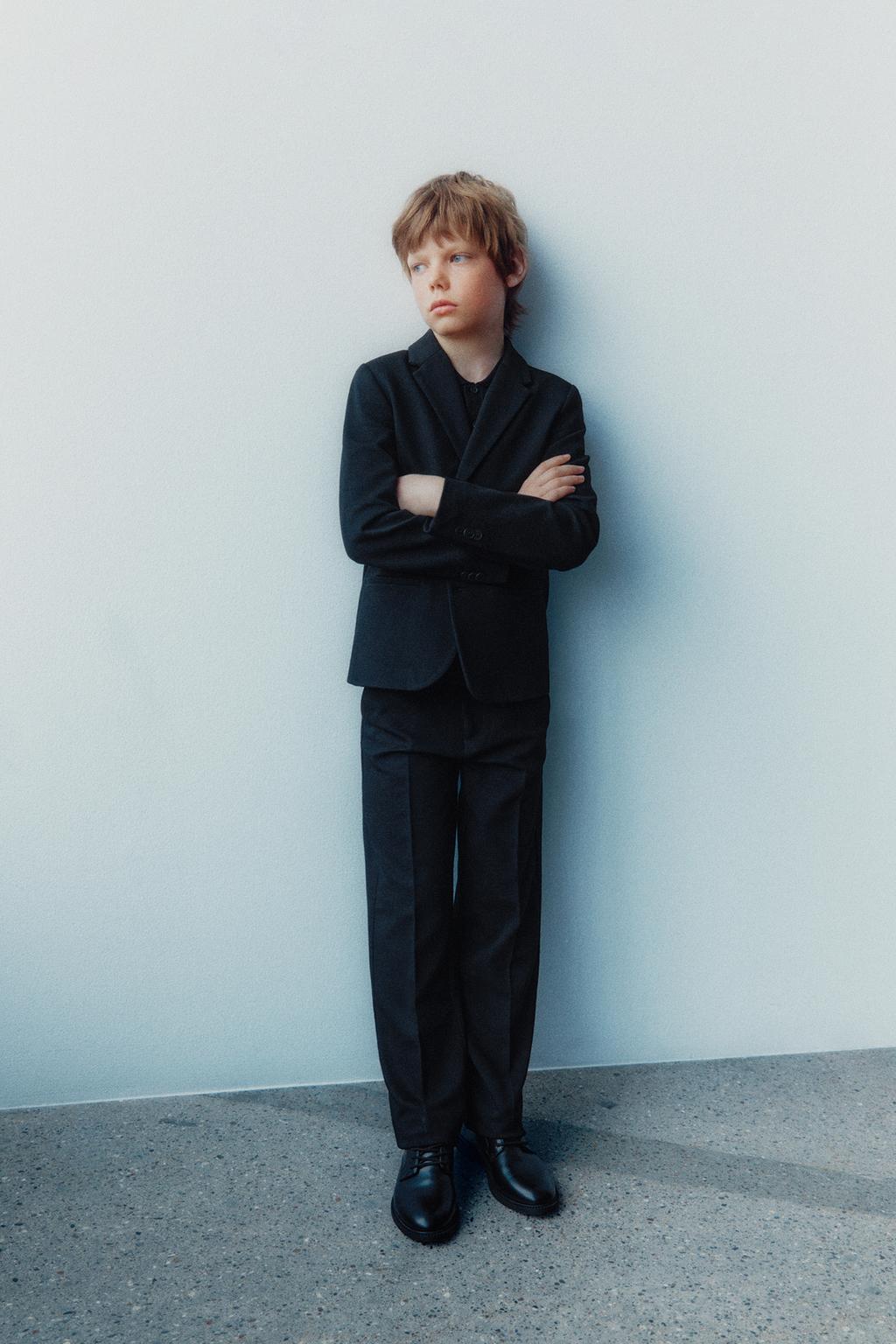 

Блейзер для комфортного костюма ZARA, черный