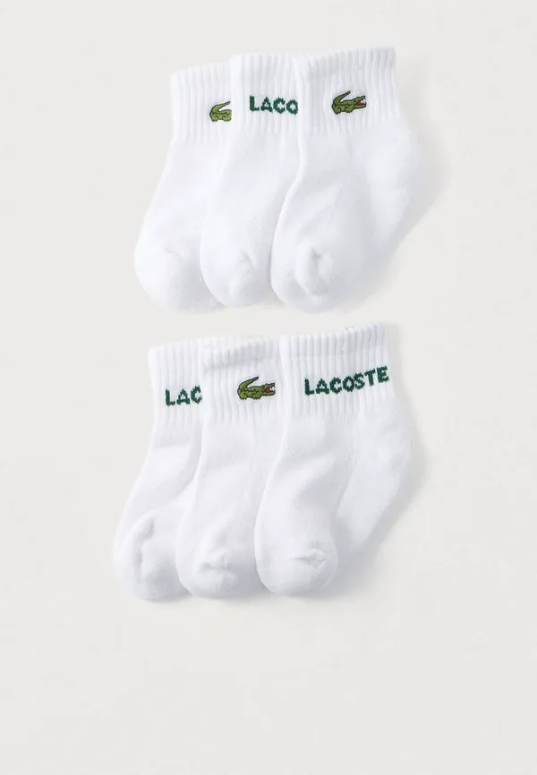 Детские носки crocs, упаковка из 3 пар. Lacoste, Blanc