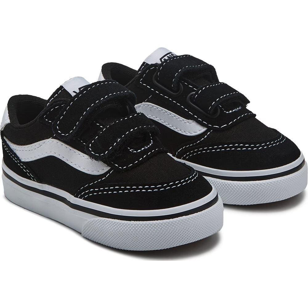 

Детские кроссовки на низкой подошве Brooklyn Toddler Vans, black/white