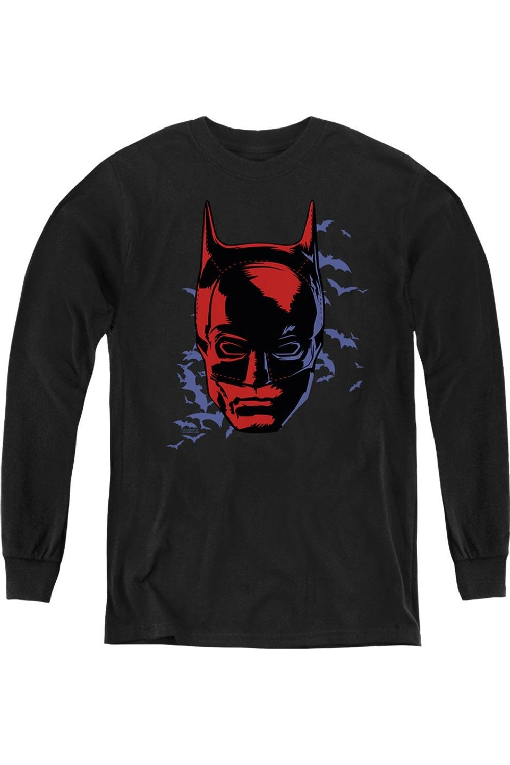 

Батмен в тени, молодежный толстовка с длинным рукавом Gildan, черный