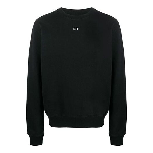 

Толстовка fw20 stencil arrows crew neck sweater Off-White, черный