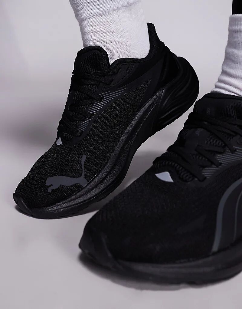 Кроссовки Puma Electrify Nitro 4 в тройном черном цвете — фото 3