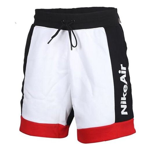 

Шорты men's air fleece white black shorts Nike, белый
