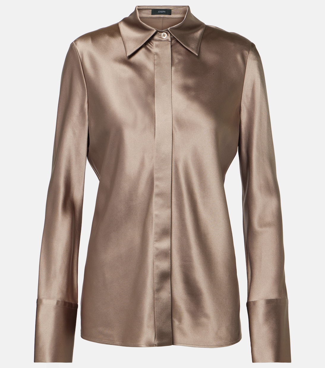 

Блузка из шелкового атласа Brunel Joseph, Escargot