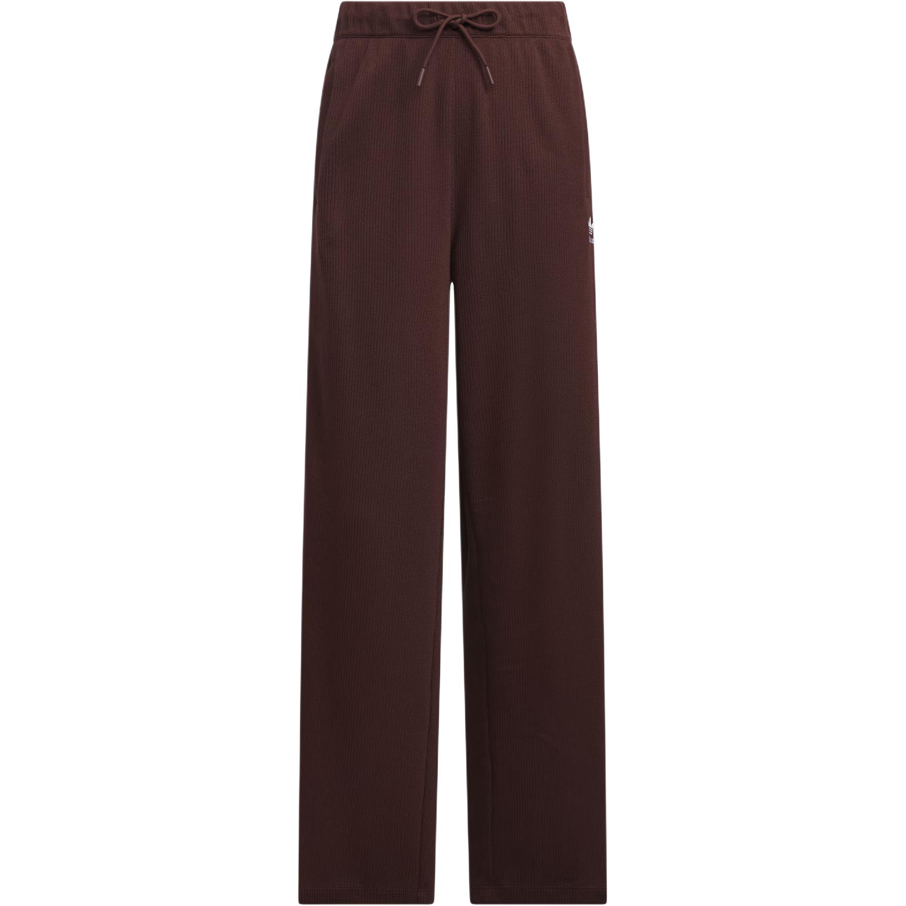 

FW25 W KNIT вязаные спортивные штаны женские Adidas Originals, темно-коричневый