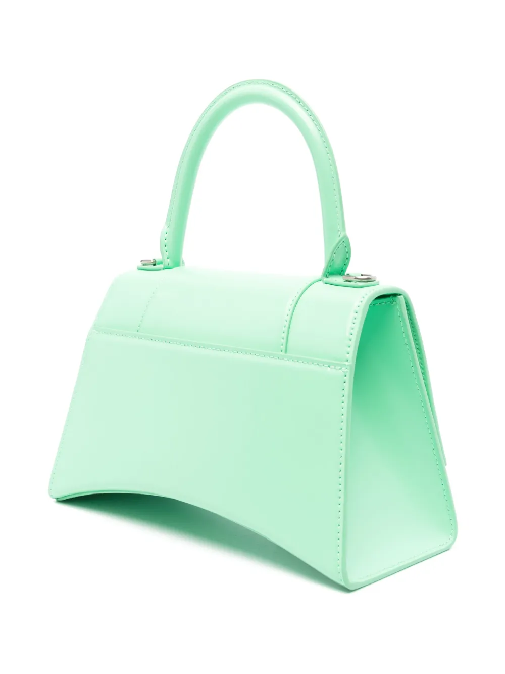 Маленькая сумка Hourglass с верхней ручкой BALENCIAGA, зеленый — фото 3