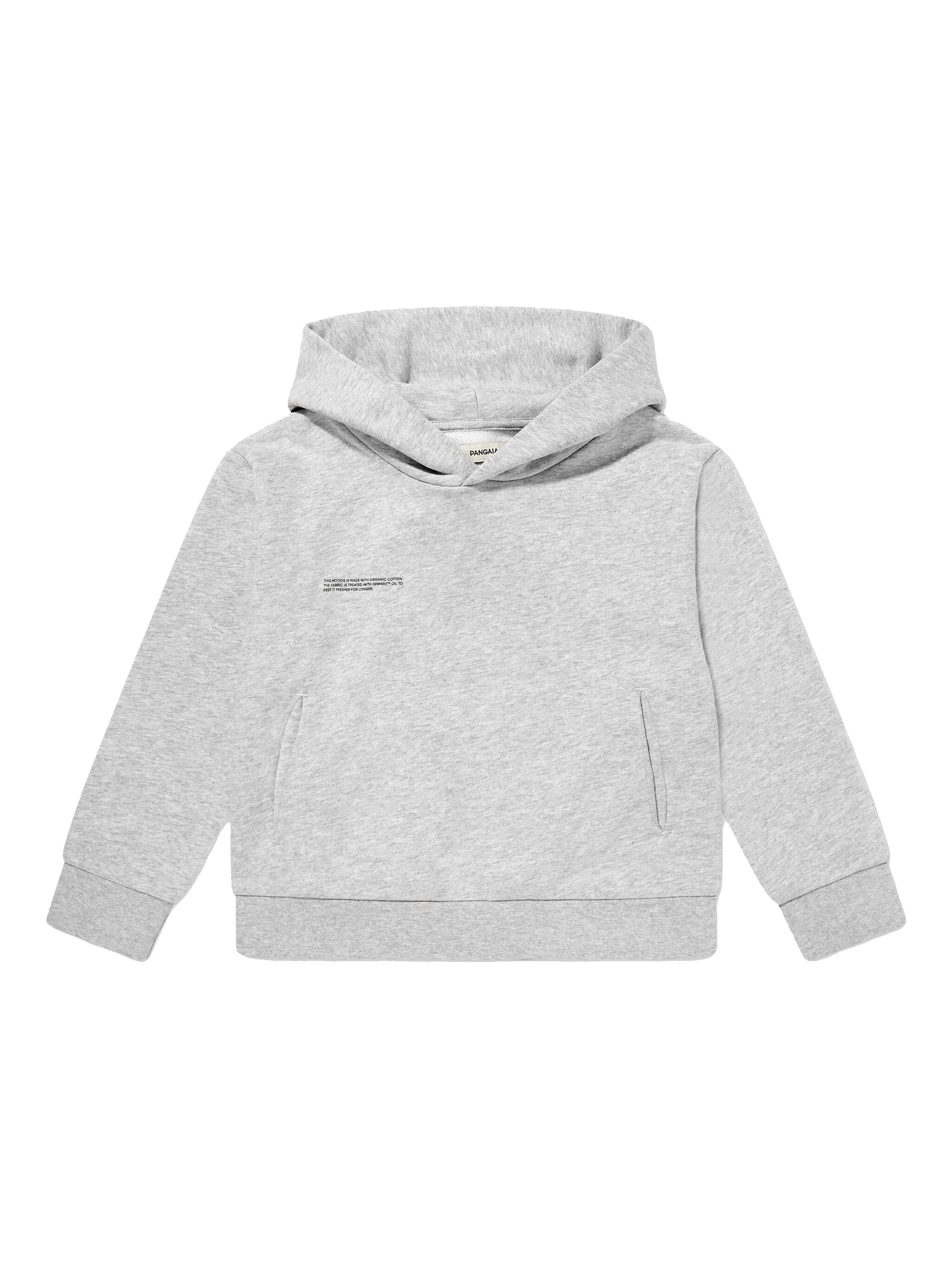 

Худи из органического хлопка Pangaia Kids, серый