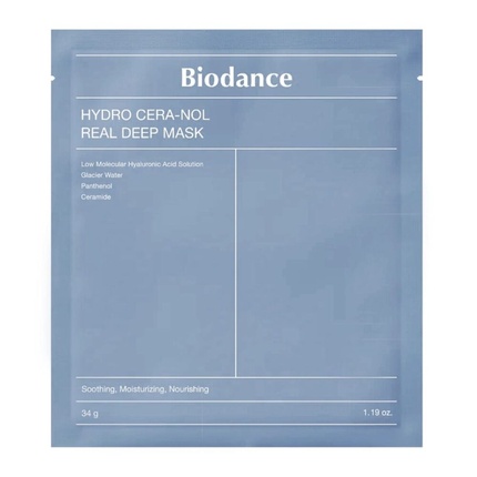 

Увлажняющая коллагеновая маска Hydro Cera-Nol Real Deep - 34 г Biodance