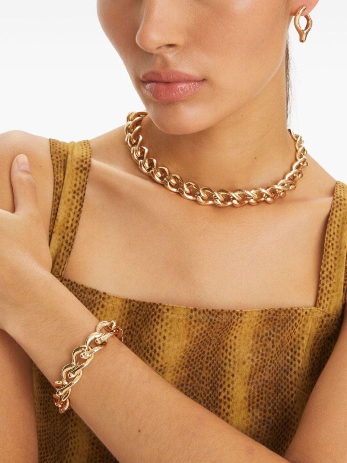 

Цепочный браслет Tory Burch, золотой